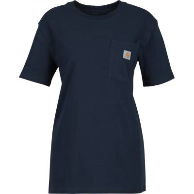 Carhartt Дамска тениска Carhartt Women's Loose Fit Heavyweight S/S Pocket Cotton T-shirt - Navy - размер XS (116-6642-0211)