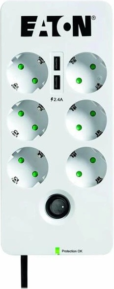 Eaton Protection Box 6 Tel USB DIN (PB6TUD)