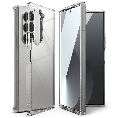 Удароустойчив твърд кейс за Samsung Galaxy Z Fold 6 от Ringke Fusion - Прозрачен (8809961786945)