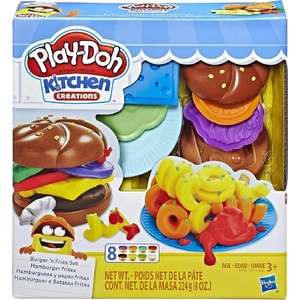 Hasbro Set Play-Doh Play-doh Kitchen Creations Burger & Fries (e5472)