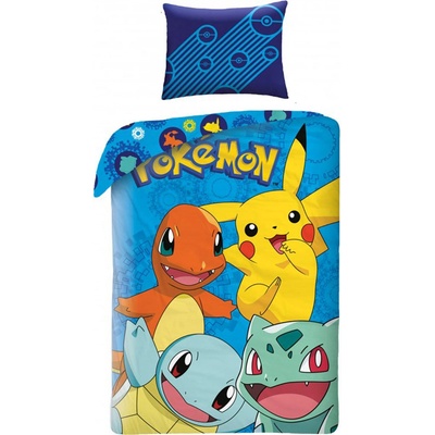 Halantex obliečky Pokemon 006BL 140x200 70x90