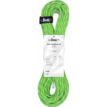 Beal Единично въже Beal Wall Cruiser 9, 6 mm Single rope - Green - размер 30 m (308-0372-0211)