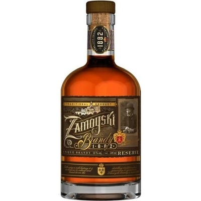Zamoyski Brandy 40% 0,05 l (holá láhev)