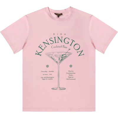 Biba Тениска Biba Women's Oversized Graphic T-Shirt - cocktail