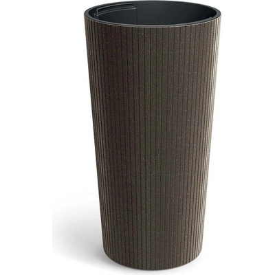 Prosperplast Květináč Lamie Slim Eco Wood kávový, 30 cm