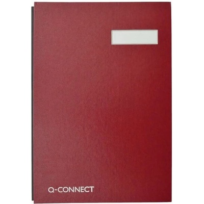 Q-Connect Podpisová kniha A4 červená