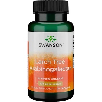 Swanson Larch Tree Arabinogalactan, 500 mg, 90 капсули, Swanson (SWU087)