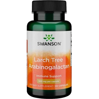 Swanson Larch Tree Arabinogalactan, 500 mg, 90 капсули, Swanson (SWU087)