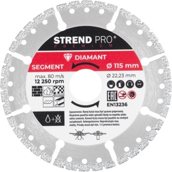 Strend Pro Premium Kotouč diamantový 115 mm ST2232042