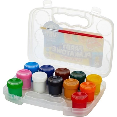 Astra v tégliku plastový kufrík + štetec 12 x 20 ml