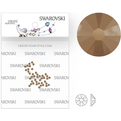 Swarovski kryštáliky SS5 Rose Gold 50 ks