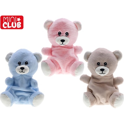 Mikro traiding Mini Club Medvěd 3 barvy 15 cm