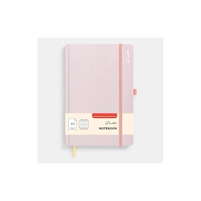 Sentio Бележник с ластик А5 96 листа Piggy Pink