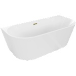 Mexen Oval 180x80 cm white/gold (52671808000-50)