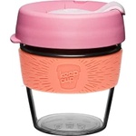 KeepCup Clear - 230, Tangerine (CCTANG08)