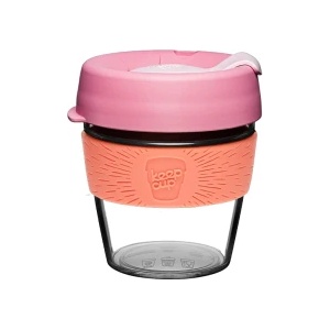 KeepCup Clear - 230, Tangerine (CCTANG08)