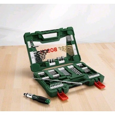 Bosch 2607017195 91 ks TiN set skrutkovacích bitov a vrtákov