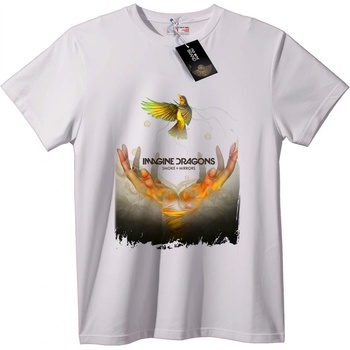 NOONEBRAND Тениска Птица на Imagine Dragons - XL, White