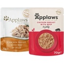 Applaws kuracie a hovadzie v želé 70 g