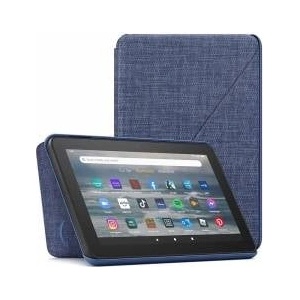 Amazon fabric cover for the Fire 7 tablet (only compatible with 12th generation tablets, 2022), dark blue - 53-028305