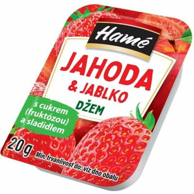 Hamé Džem Jahoda&jablko bez pridaného cukru 48 x 20 g