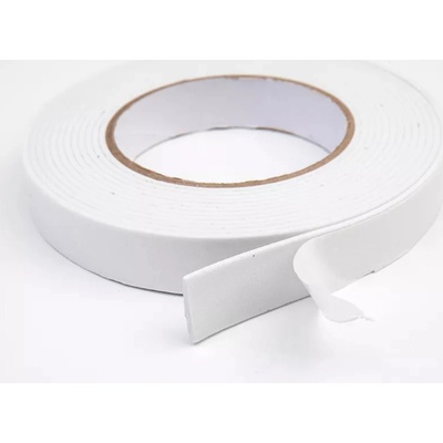 Den Braven Oboustranně lepicí upevňovací páska 25 mm x 1 mm x 10 m bílá