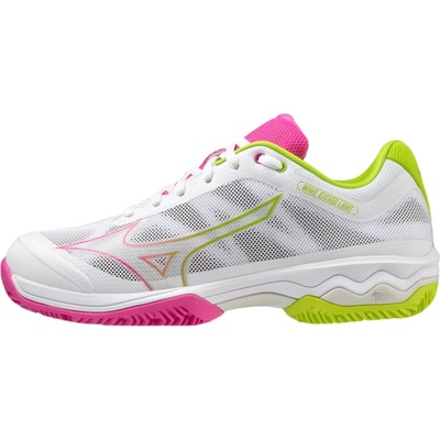 Женски маратонки за падел Mizuno Wave Exceed Light Padel - white/fuchsia fedora/acid lime