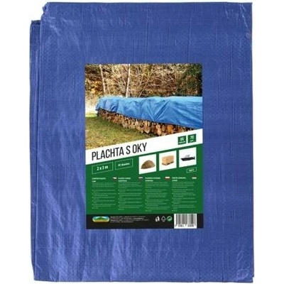 Plachta kašírovaná modrá 2x3m 70g