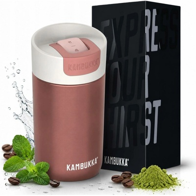 Kambukka termohrnek 300 ml růžový mat