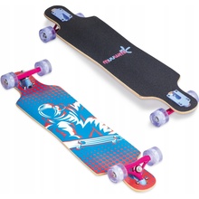 Muuwmi Longboard Compact ABEC 7 SPACE, so svietiacimi kolieskami