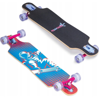 Muuwmi Longboard Compact ABEC 7 SPACE, so svietiacimi kolieskami