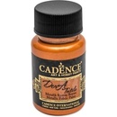 Farba na textil CADENCE DORA 50 ml metalická oranžová