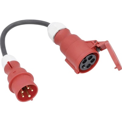 AS Schwabe 61376 napájací káblový adaptér 16 A čierna 0.3 m