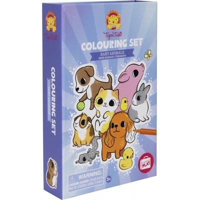 Tiger Tribe Omalovánky Colouring Set Baby Animals