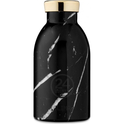 24bottles Termo láhev Clima Black Marble řerná 330 ml