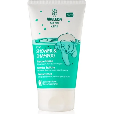 Weleda Kids Magic Mint душ-крем и шампоан за деца 2 в 1 150ml