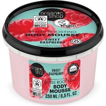 Organic Shop Sweet Raspberry Sense Boosting Body Mousse 250 ml