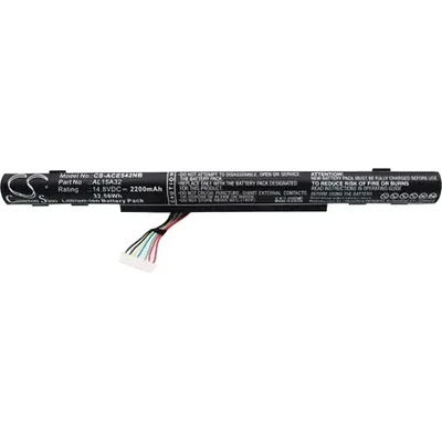 Cameron Sino Батерия за лаптоп ACER Aspire E5 522-64T9, Aspire F5-571-50RK, TravelMate P257-M-52CA, AL15A32 LiIon 14.8V 2200mAh CAMERON SINO (CS-ACE542NB)