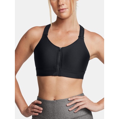 Дамски сутиен Under Armour UA Infinity High Zip 2.0 Bra-BLK Under Armour | Cheren | ЖЕНИ | XS A-C