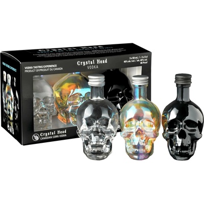 Crystal Head Experience Tasting Pack 40% 3 x 0,05 l (karton)