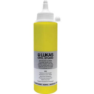 LUKAS Cryl Studio АКРИЛНА боя Fluorescent Lemon Yellow 250 ml 1 бр (46020250)