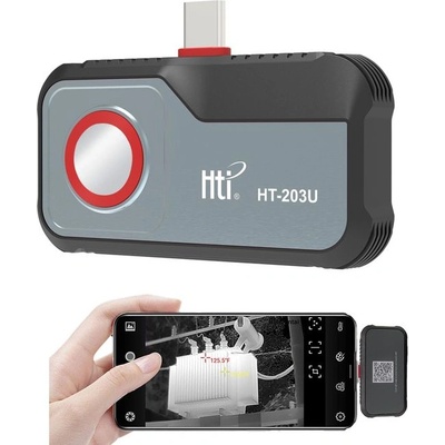 HTI Термовизионна камера Hti 203U и термовизионна камера за мобилен телефон, IR 256x192, WiFi (203U)