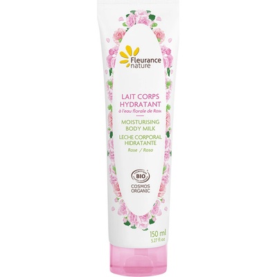 Fleurance Nature hydratační tělové mléko s hydrolátem Růže 150 ml
