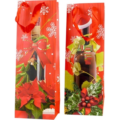 PROHOME - Taška vánoční 12x9x35cm různé motivy