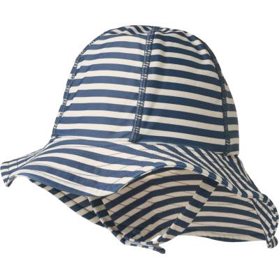 WHEAT Детска шапка с козирка Wheat Kid's UV Sun Hat Bora Hat - Blue Stripe - размер 44-47 cm (904-3284-0111)