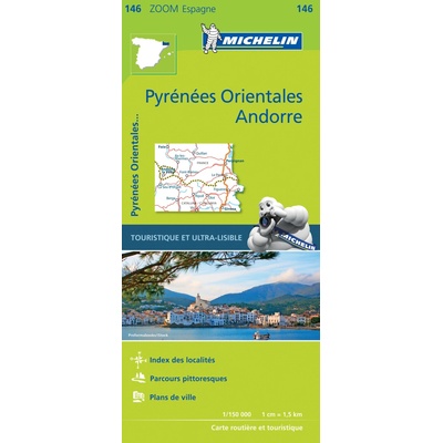 mapa Pirineos Orientales, Catalán, Andorra 1:150 t.