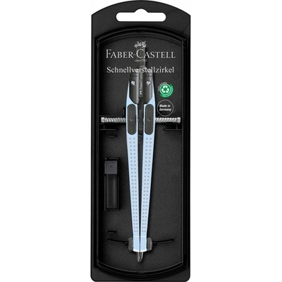 Faber-Castell Kružidlo Grip Quick-Set Compass Sky Blue
