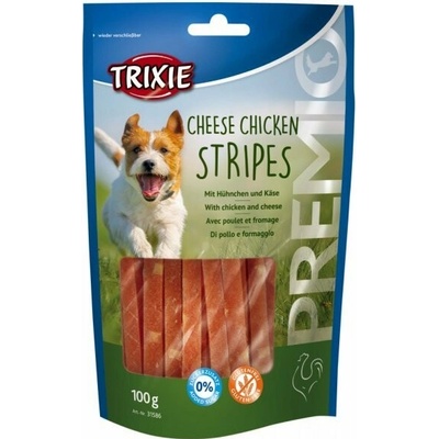 Trixie Premio CHICKEN CHEESE STRIPES - kuracie pásky so syrom 100 g