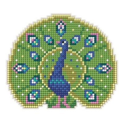 Collection D'Art Collection D`art - Фигурка с диамантена мозайка и магнит - Паун (DCM047)