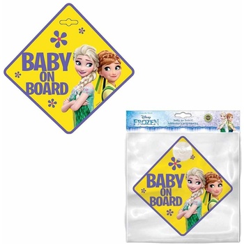 Seven polska Табелка за кола Seven Polska - Baby on Board, Frozen (SEVEN9611)
